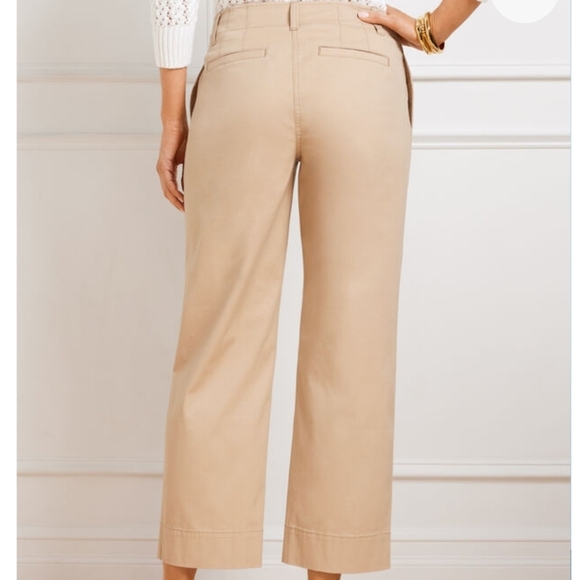 Talbots Blue Wide Leg Pants with High Waist and Relaxed Fit 16 - Picture 6 of 6